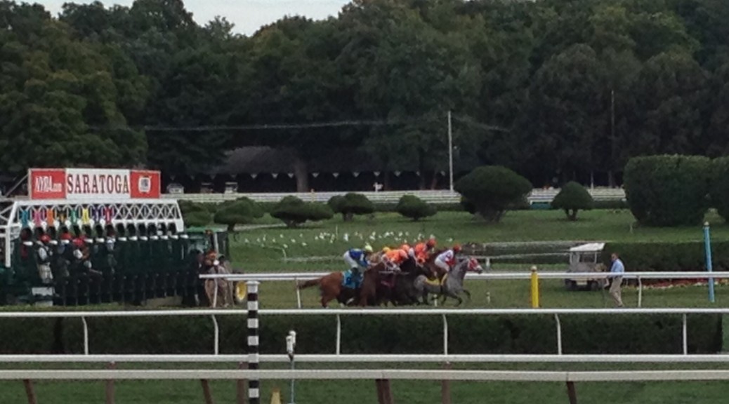 They're off at Saratoga